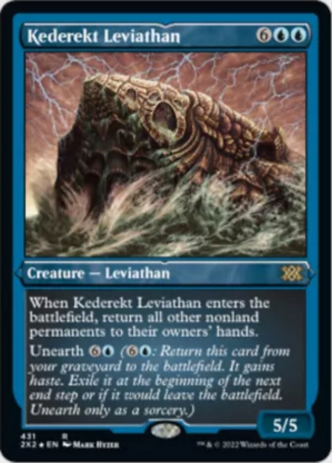 Kederekt Leviathan (Foil Etched) [Double Masters 2022] - Evolution TCG
