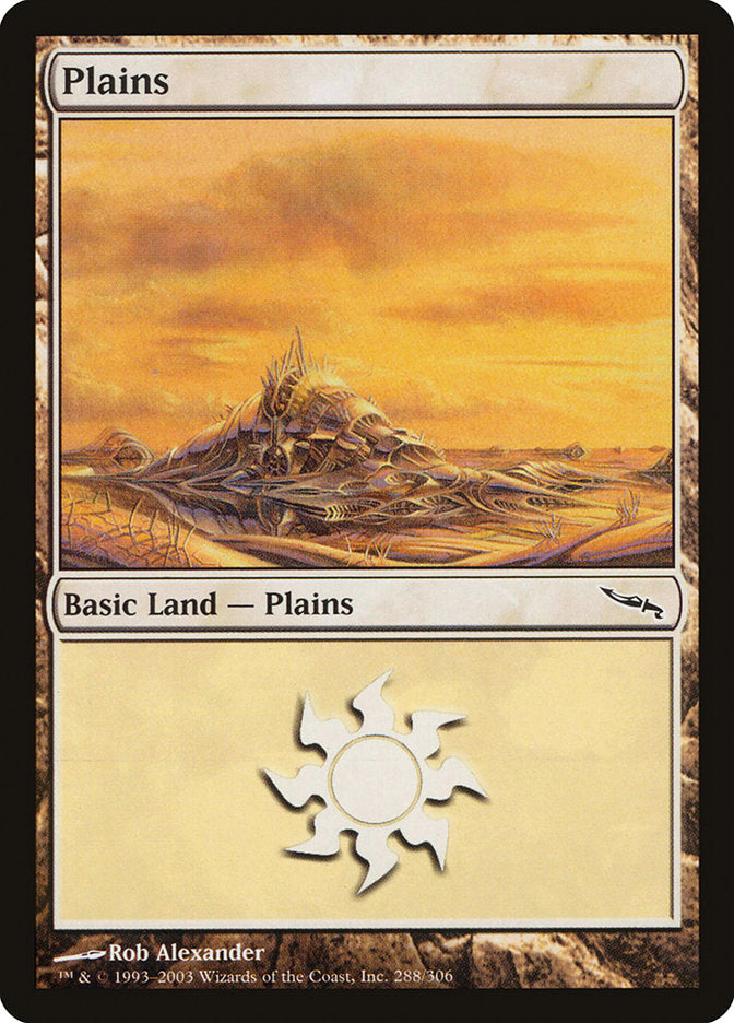 Plains (288) [Mirrodin] - Evolution TCG