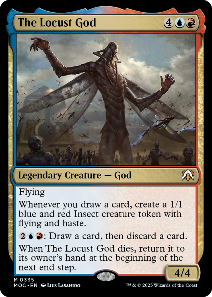 The Locust God [March of the Machine Commander] - Evolution TCG