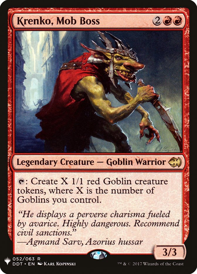 Krenko, Mob Boss [Mystery Booster] - Evolution TCG