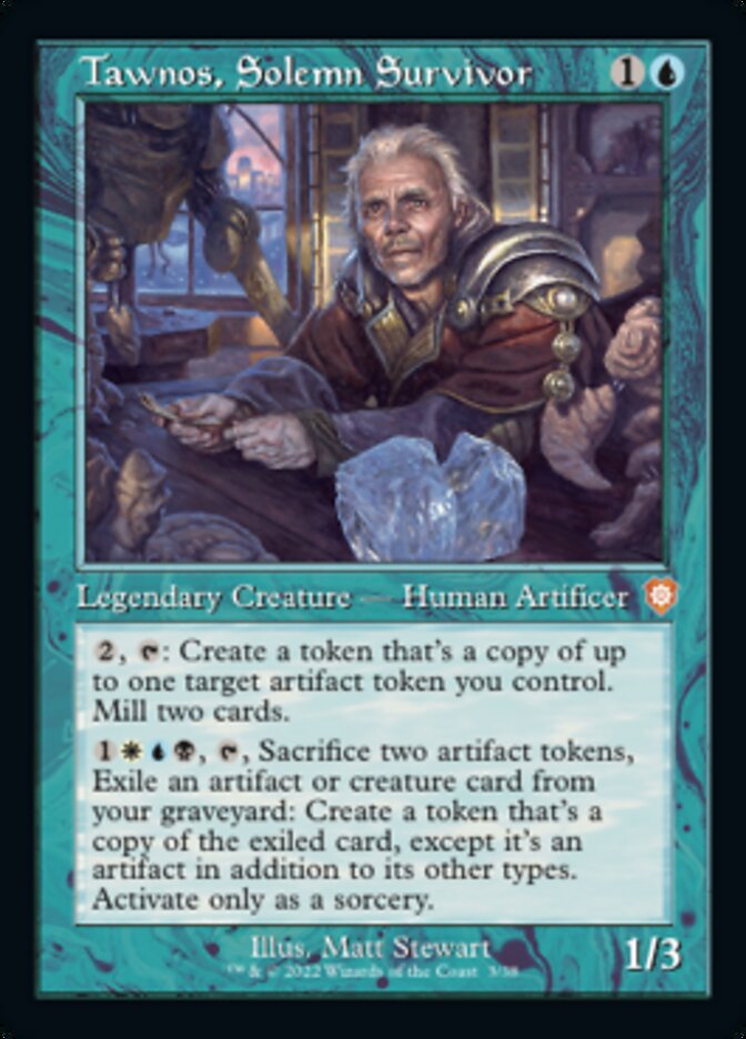 Tawnos, Solemn Survivor (Retro) [The Brothers' War Commander] - Evolution TCG