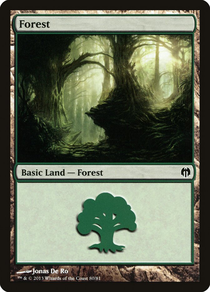 Forest (80) [Duel Decks: Heroes vs. Monsters] - Evolution TCG