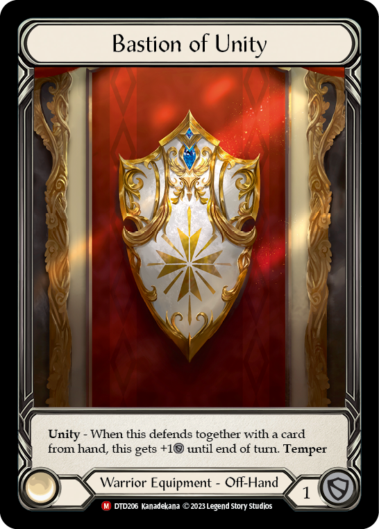 Bastion of Unity [DTD206] (Dusk Till Dawn)  Cold Foil - Evolution TCG