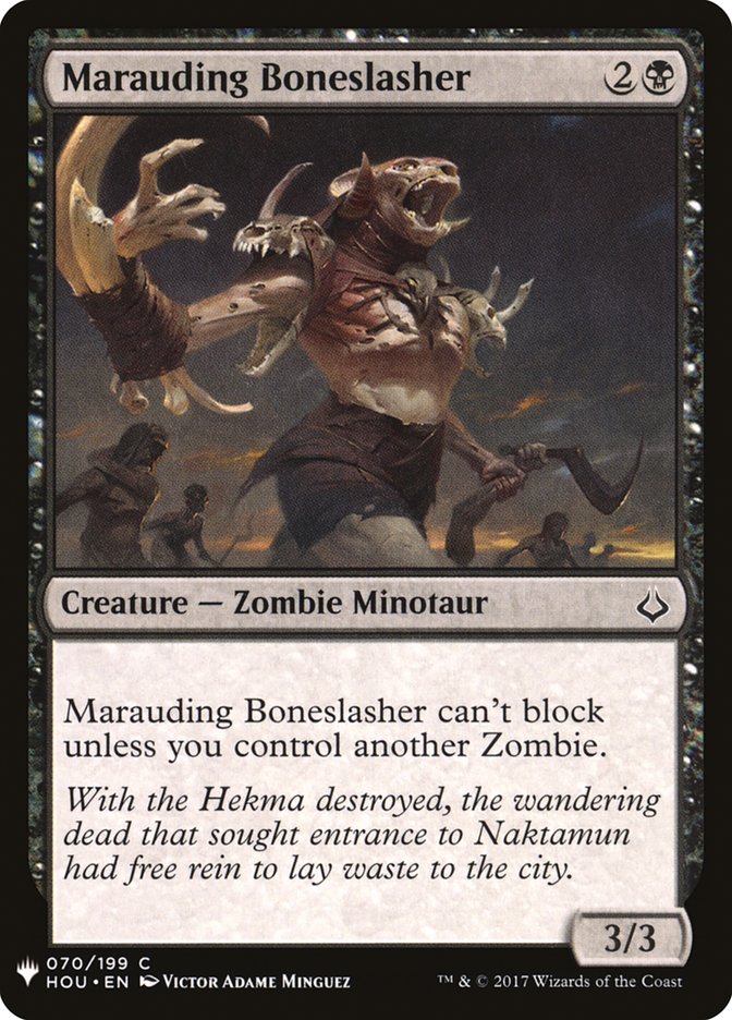 Marauding Boneslasher [Mystery Booster] - Evolution TCG