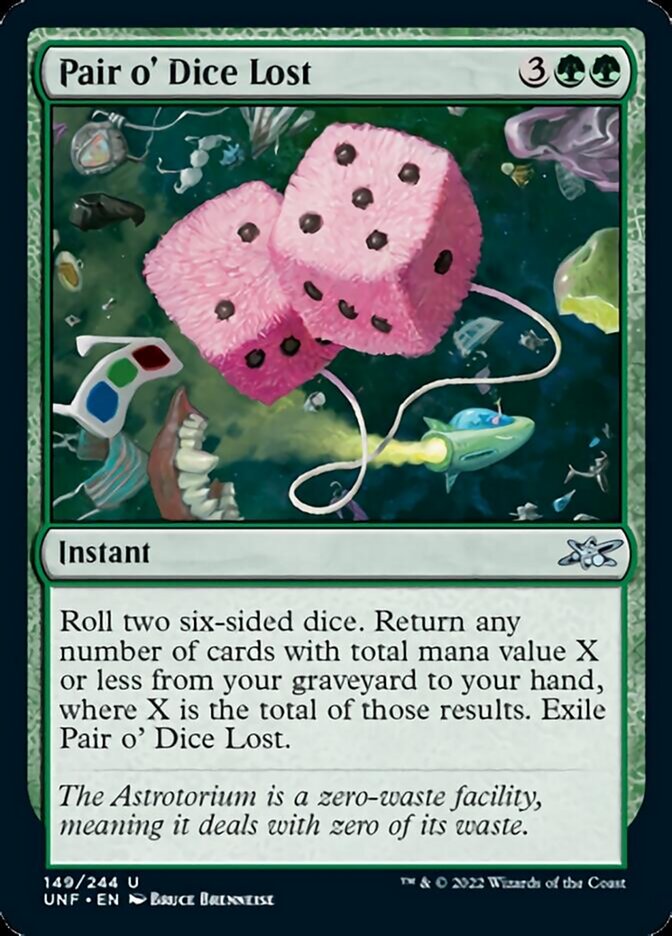 Pair o' Dice Lost [Unfinity] - Evolution TCG