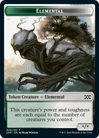 Elemental // Shapeshifter Double-Sided Token [Double Masters Tokens] - Evolution TCG