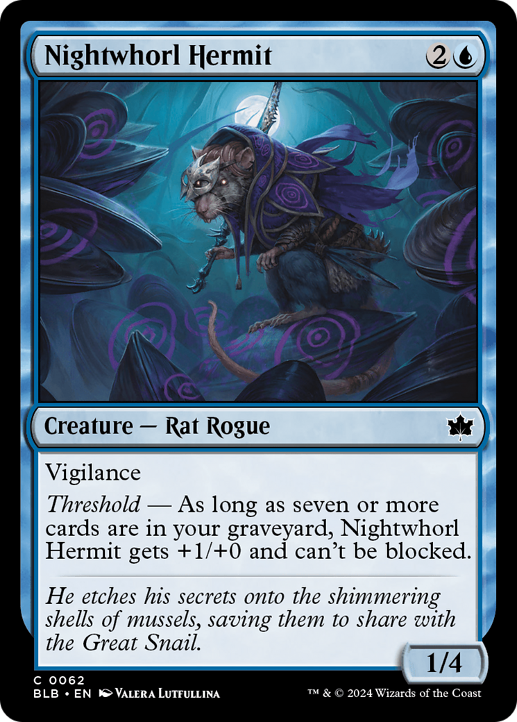 Nightwhorl Hermit [Bloomburrow] - Evolution TCG