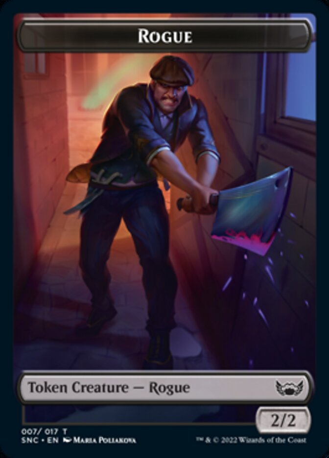 Devil // Rogue Double-Sided Token [Streets of New Capenna Tokens] - Evolution TCG