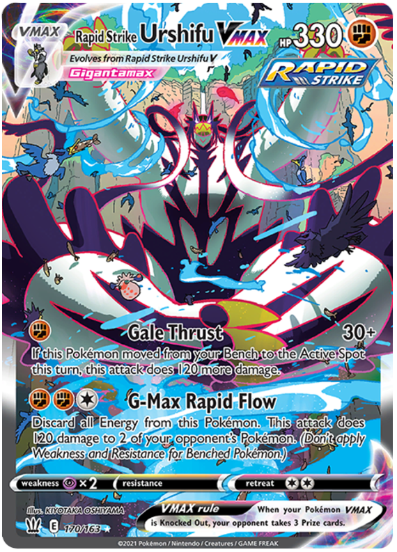 Rapid Strike Urshifu VMAX (170/163) [Sword & Shield: Battle Styles] - Evolution TCG