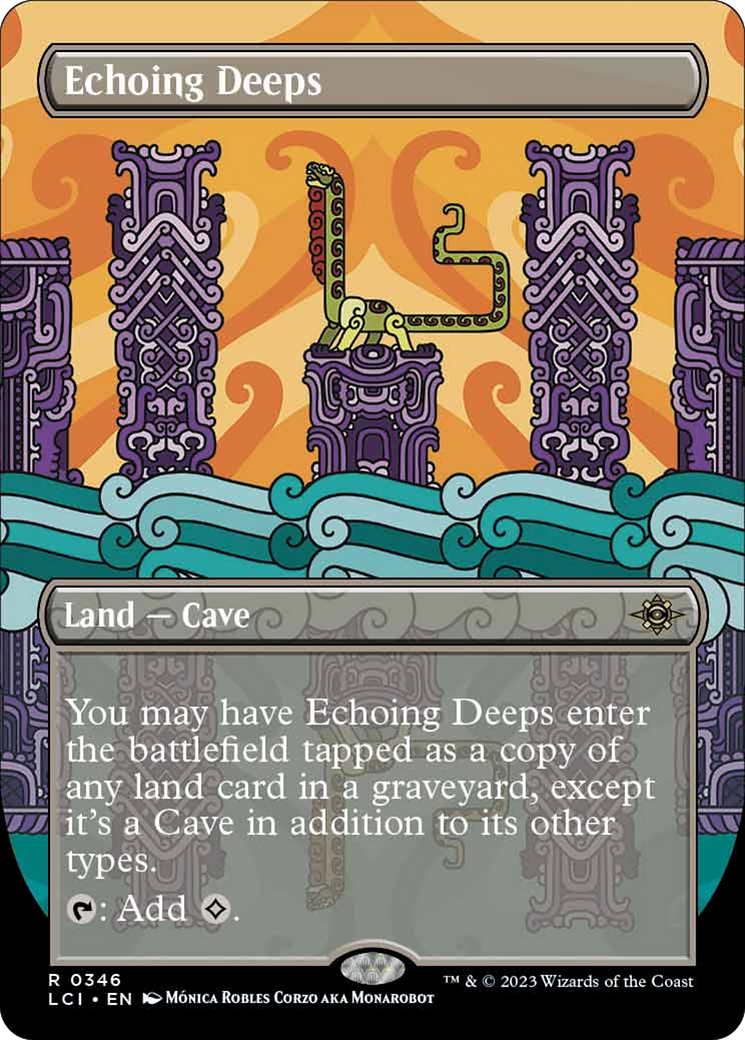 Echoing Deeps (Borderless) [The Lost Caverns of Ixalan] - Evolution TCG