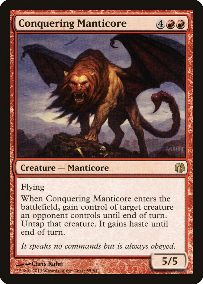 Conquering Manticore [Duel Decks: Heroes vs. Monsters] - Evolution TCG