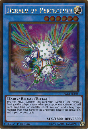 Herald of Perfection [PGL2-EN085] Gold Rare - Evolution TCG