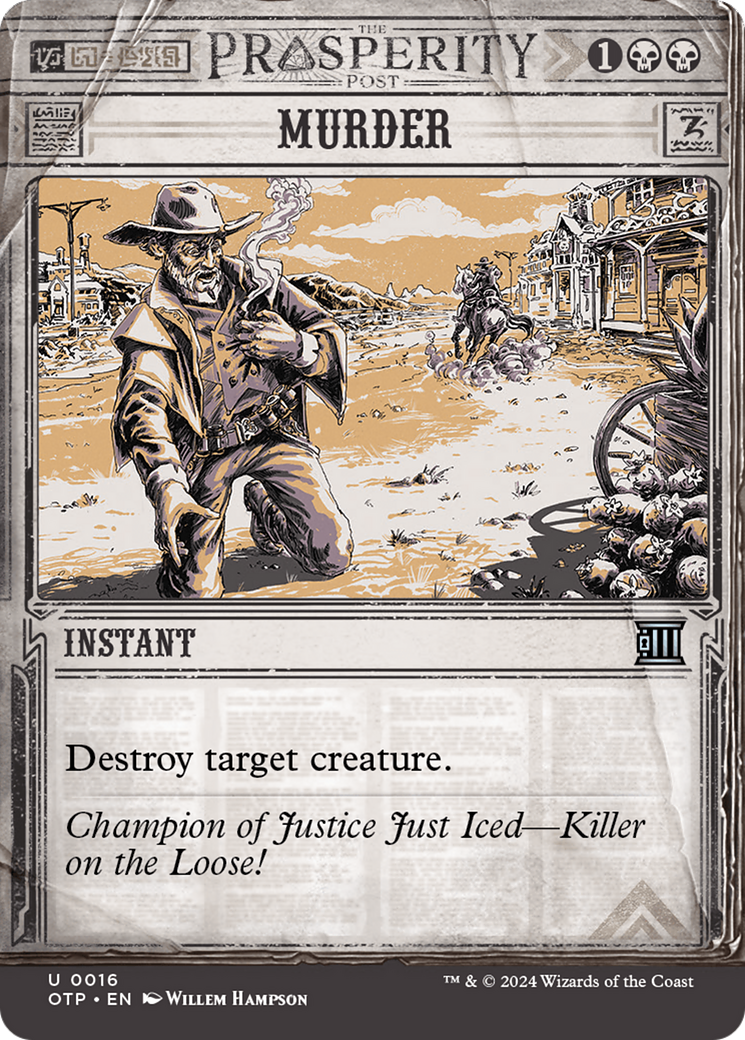 Murder [Outlaws of Thunder Junction: Breaking News] - Evolution TCG