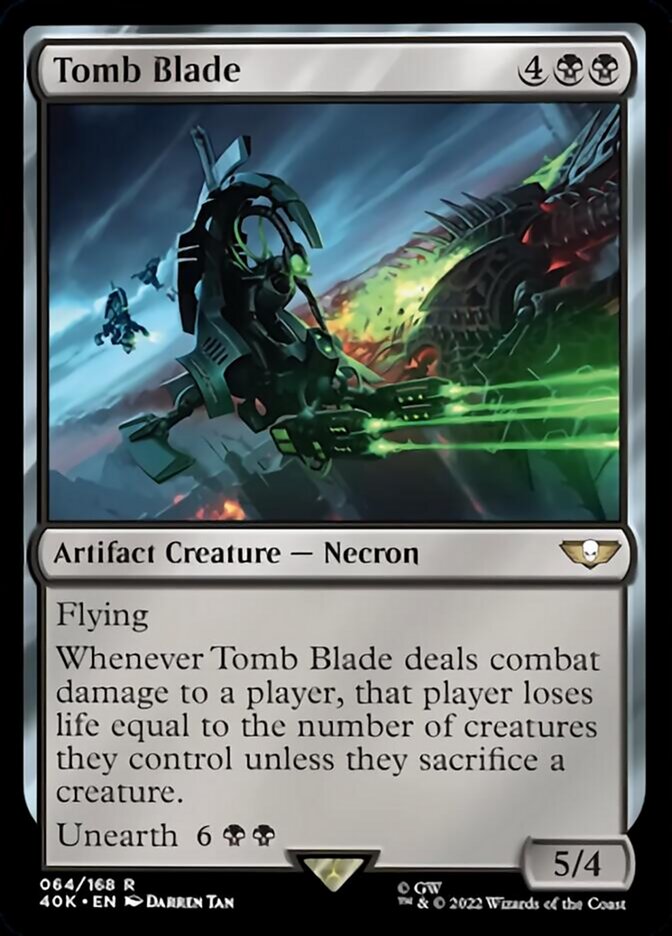 Tomb Blade (Surge Foil) [Warhammer 40,000] - Evolution TCG