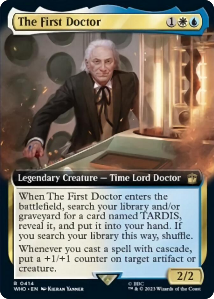 The First Doctor (Extended Art) [Doctor Who] - Evolution TCG