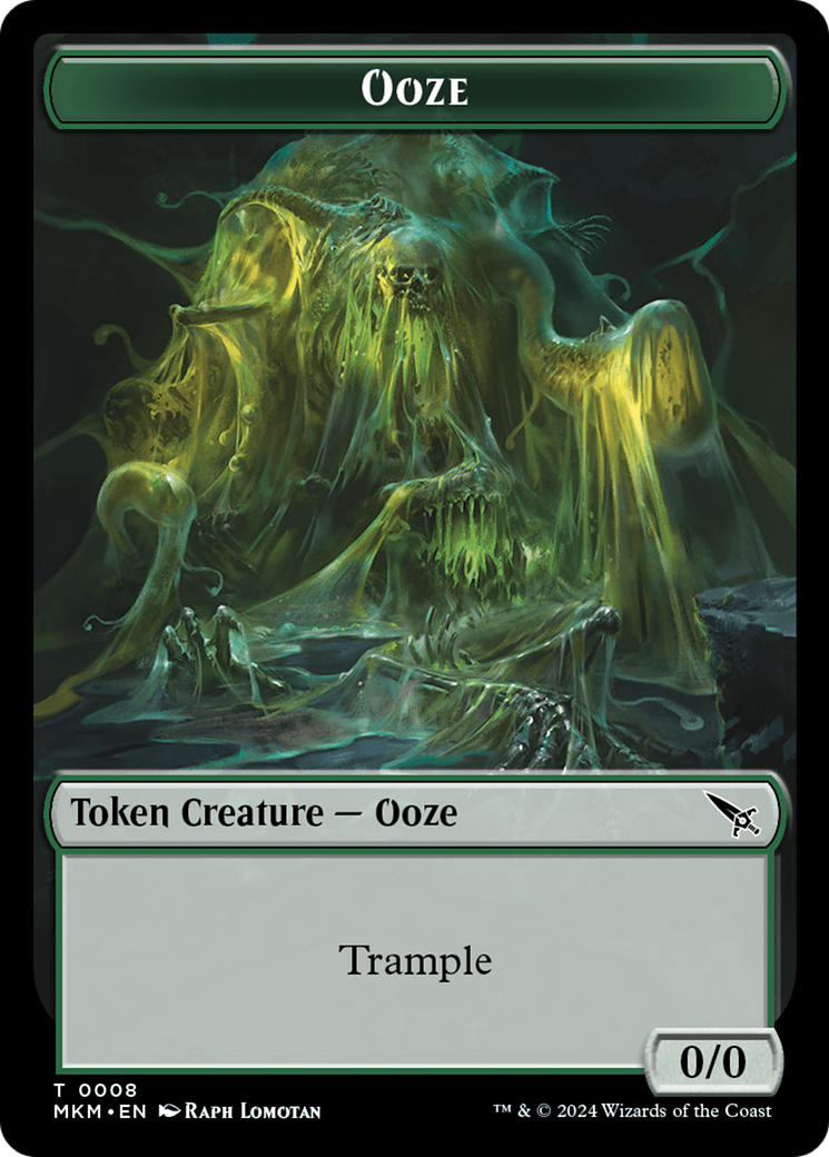 Ooze Token [Murders at Karlov Manor Tokens] - Evolution TCG