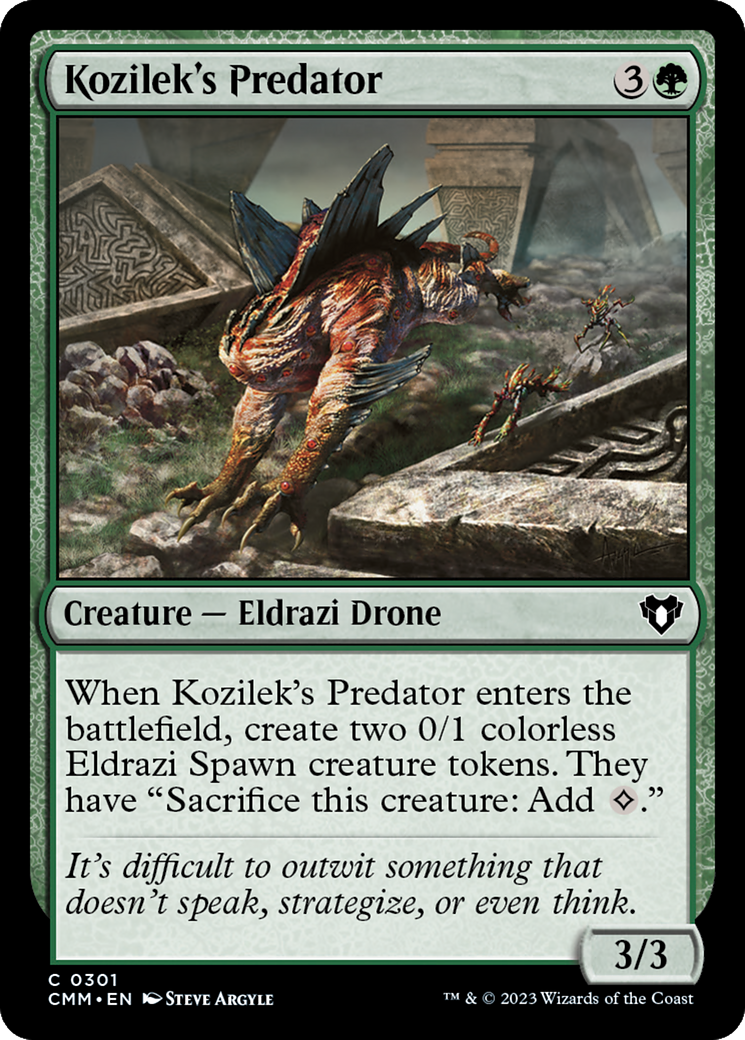 Kozilek's Predator [Commander Masters] - Evolution TCG