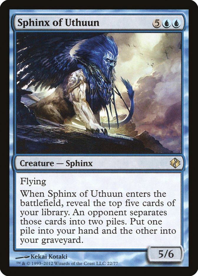 Sphinx of Uthuun [Duel Decks: Venser vs. Koth] - Evolution TCG