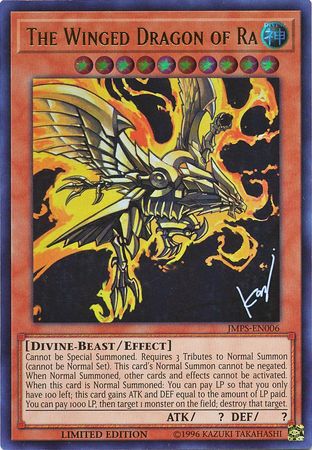 The Winged Dragon of Ra [JMPS-EN006] Ultra Rare - Evolution TCG