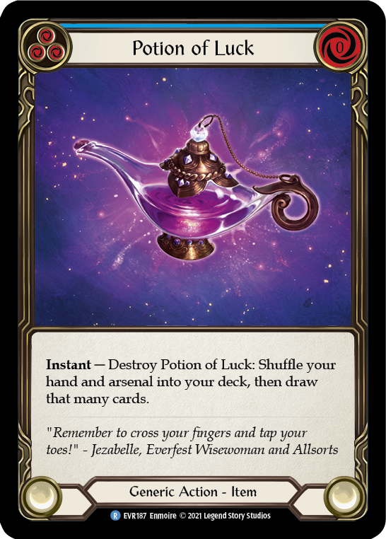Potion of Luck [EVR187] (Everfest)  1st Edition Cold Foil - Evolution TCG