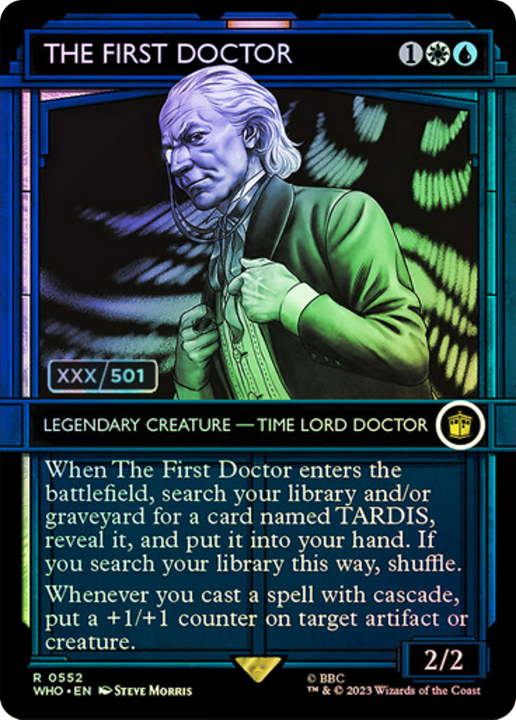 The First Doctor (Serial Numbered) [Doctor Who] - Evolution TCG
