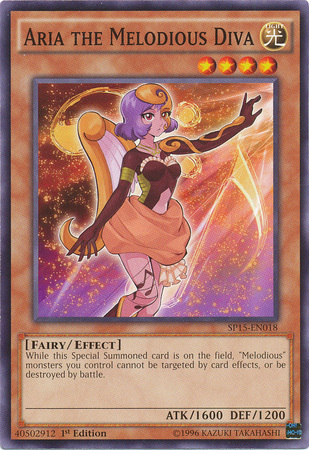 Aria the Melodious Diva [MP15-EN070] Common - Evolution TCG