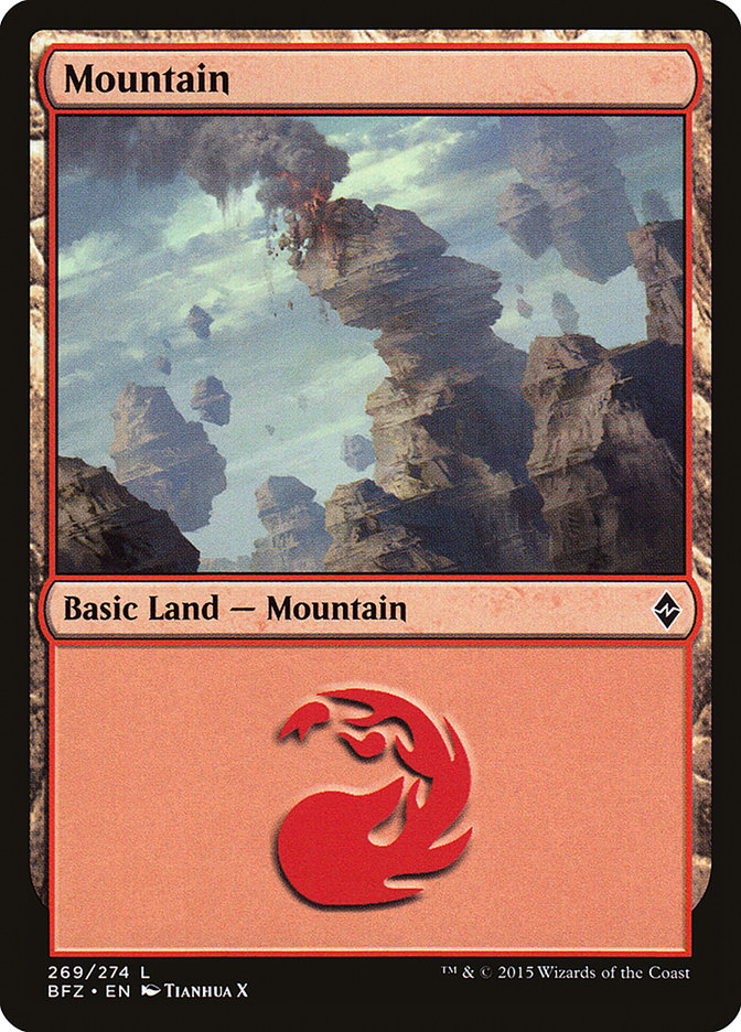 Mountain (269) [Battle for Zendikar] - Evolution TCG