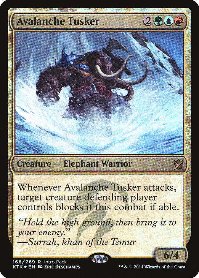 Avalanche Tusker (Intro Pack) [Khans of Tarkir Promos] - Evolution TCG