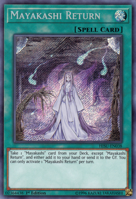 Mayakashi Return [HISU-EN038] Secret Rare - Evolution TCG