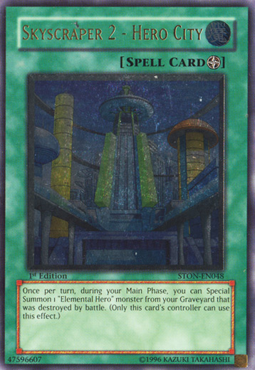 Skyscraper 2 - Hero City [STON-EN048] Ultimate Rare - Evolution TCG