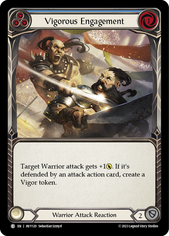 Vigorous Engagement (Blue) [HVY120] (Heavy Hitters) - Evolution TCG