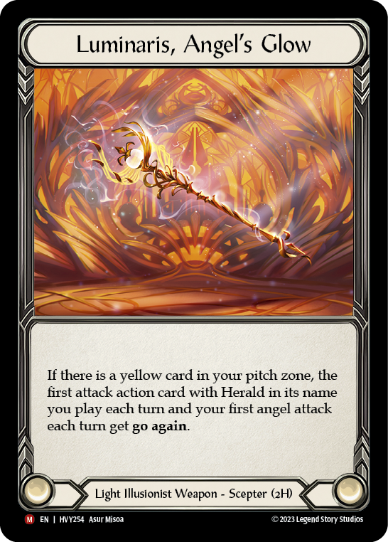 Luminaris, Angel's Glow [HVY254] (Heavy Hitters)  Cold Foil - Evolution TCG