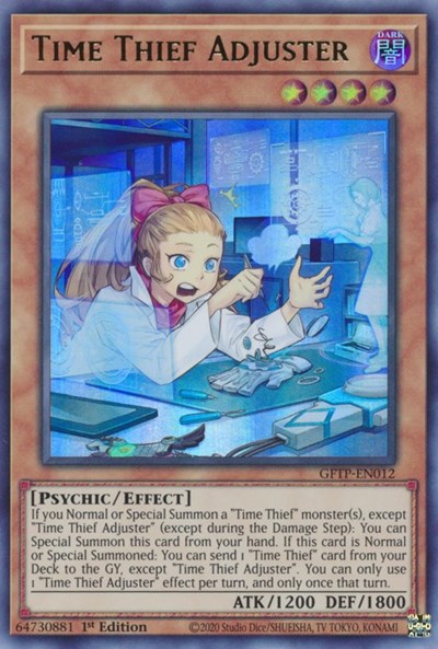 Time Thief Adjuster [GFTP-EN012] Ultra Rare - Evolution TCG