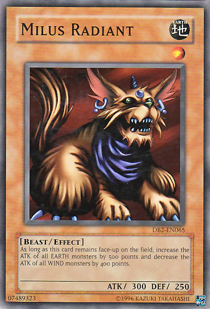 Milus Radiant [DB2-EN065] Common - Evolution TCG