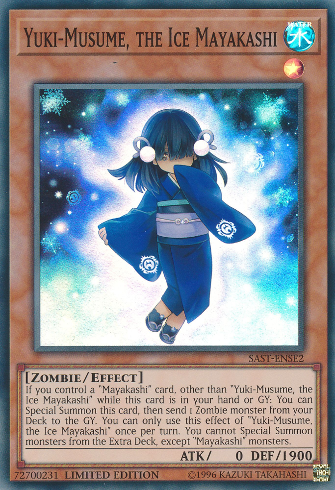 Yuki-Musume, the Ice Mayakashi [SAST-ENSE2] Super Rare - Evolution TCG