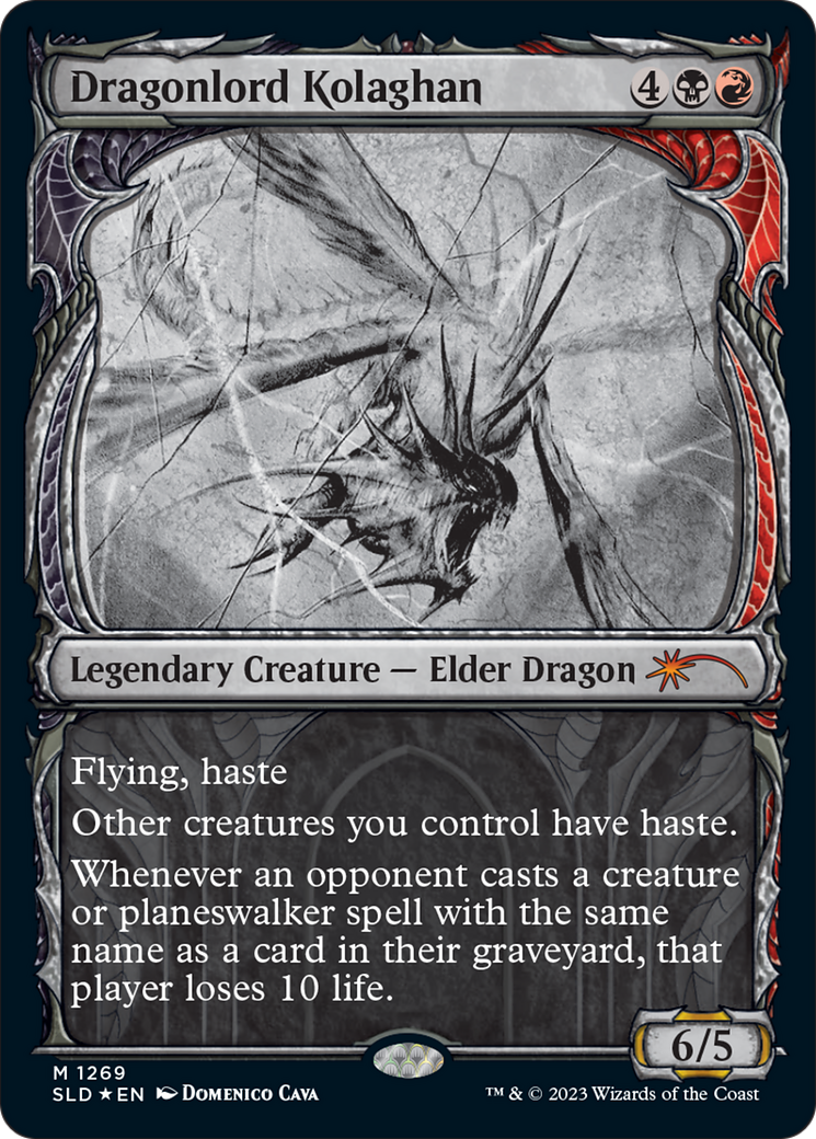 Dragonlord Kolaghan (Halo Foil) [Secret Lair Drop Series] - Evolution TCG