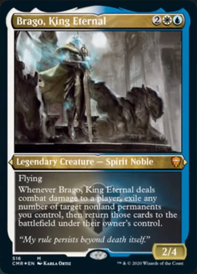 Brago, King Eternal (Etched) [Commander Legends] - Evolution TCG