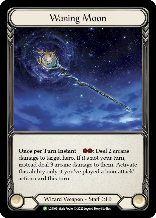 Waning Moon [LGS109] (Promo)  Cold Foil - Evolution TCG