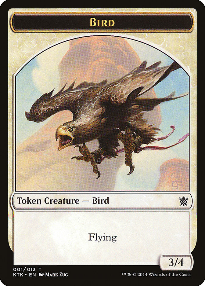 Bird Token [Khans of Tarkir Tokens] - Evolution TCG