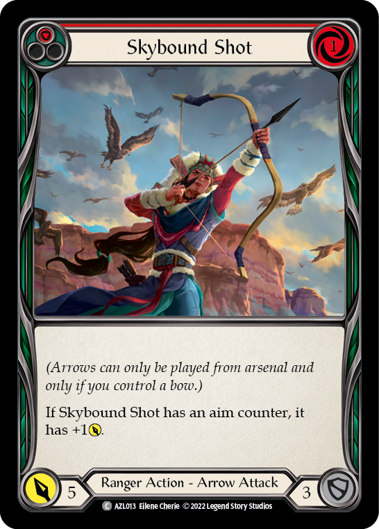 Skybound Shot (Red) [AZL013] (Outsiders Azalea Blitz Deck) - Evolution TCG