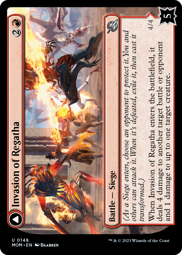 Invasion of Regatha // Disciples of the Inferno [March of the Machine] - Evolution TCG