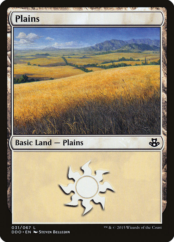 Plains (31) [Duel Decks: Elspeth vs. Kiora] - Evolution TCG