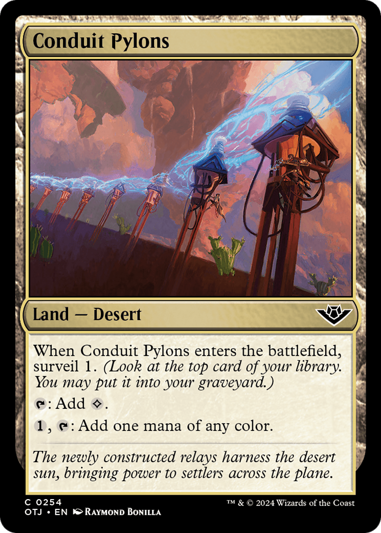 Conduit Pylons [Outlaws of Thunder Junction] - Evolution TCG