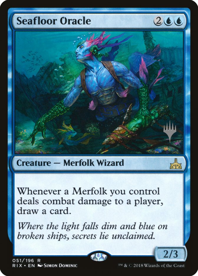 Seafloor Oracle (Promo Pack) [Rivals of Ixalan Promos] - Evolution TCG