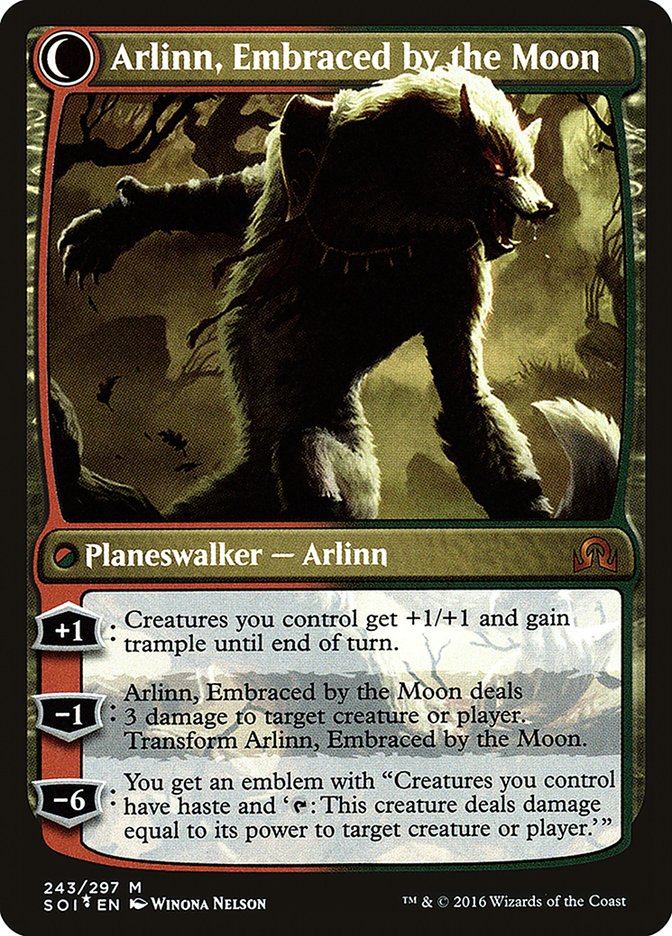 Arlinn Kord // Arlinn, Embraced by the Moon [Shadows over Innistrad Prerelease Promos] - Evolution TCG