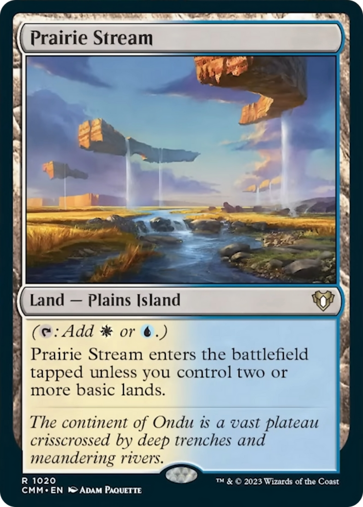 Prairie Stream [Commander Masters] - Evolution TCG