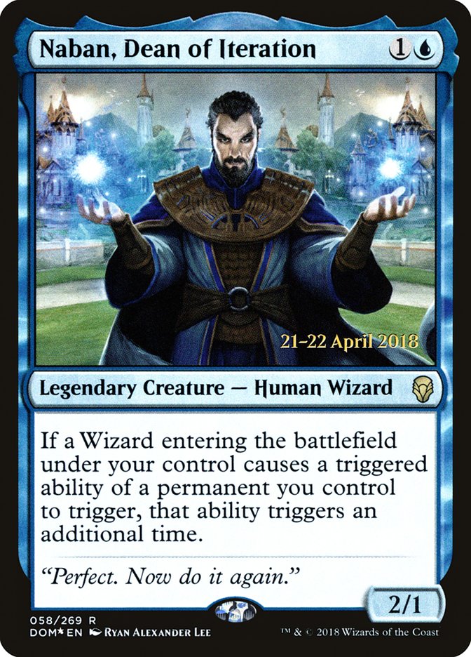 Naban, Dean of Iteration [Dominaria Prerelease Promos] - Evolution TCG