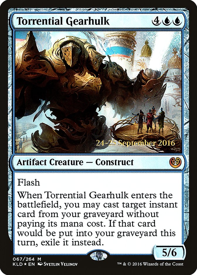 Torrential Gearhulk [Kaladesh Prerelease Promos] - Evolution TCG