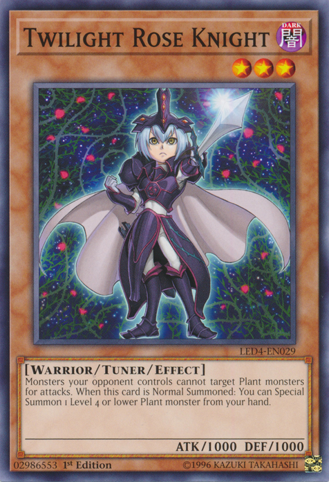 Twilight Rose Knight [LED4-EN029] Common - Evolution TCG