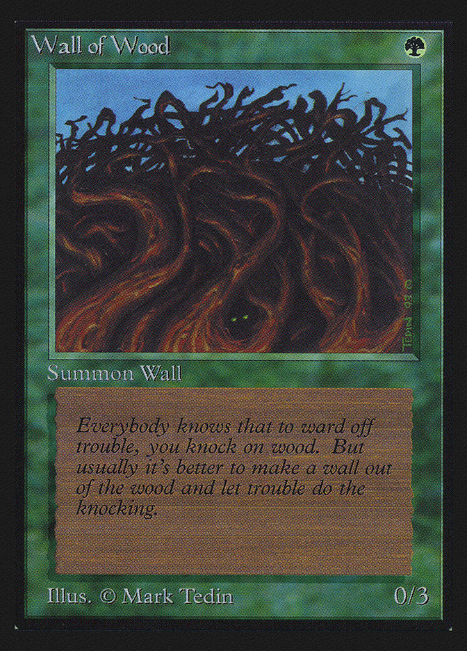 Wall of Wood [International Collectors' Edition] - Evolution TCG